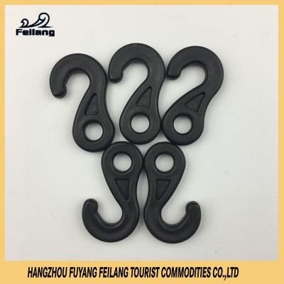 China PP Manufacturing Safety S Shaped Plastic Connector Tent PP Injection Hanger Hanging Hooks And Clips for sale