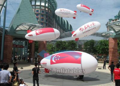 China Waterproof Inflatable Advertising Blimp Helium Zeppelin For Event Showing for sale