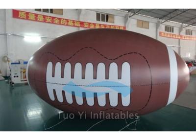 China Big Advertising Balloons Inflatable Rugby Ball For Event Showing for sale