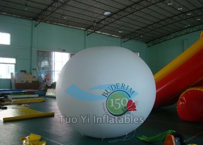 China Big Round Printed Helium Balloons , Sky Advertising Balloons For Wedding for sale