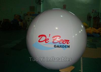 China Commercial Filling Helium Balloons Whtie Custom Inflatable Exhibition Spheres for sale