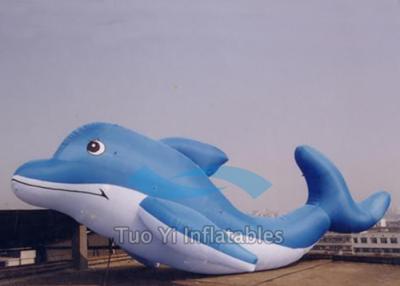 China Ocean Park Cartoon Custom Designed Balloons Helium , Large Inflatable Dolphin for sale