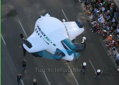 China Jumbo Plane Advertising Helium Balloons With 38M Foot Long Tether Line for sale