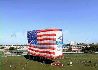 China Cube Large Jumbo Patriotic Custom Advertising Inflatables For Outdoor Tradeshow for sale