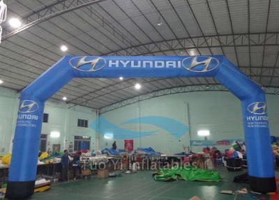 China Durable Blue PVC Inflatable Finish Line Race Arch CE / EN71 Certificated for sale