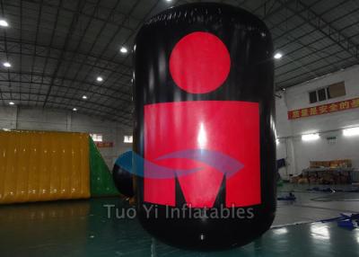 China Outdoor Activity / Event Cylindrical Inflatable Marker Buoys Customized Logo for sale