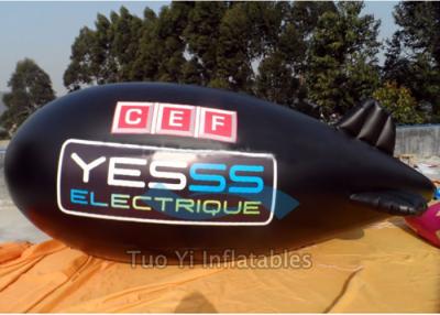 China Gain Exposure Helium Advertising Zeppelin / Inflatable Blimp For Event Rental for sale