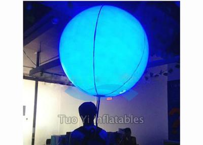 China Inflatable Outdoor Backpack Advertising Balloon With Colorful LED Lighting for sale