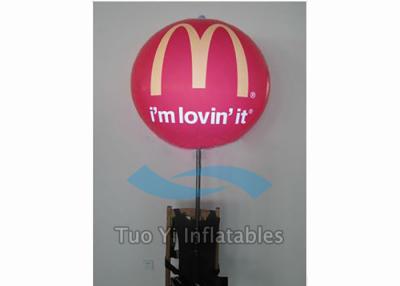 China LED Giant Moving Advertising Inflatable Balloon Walking Light Ball With Logo for sale