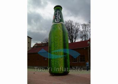 China PVC-Planen-aufblasbare Bierflasche-/Wein-Flaschen-kundenspezifische Werbung aufblasbar zu verkaufen