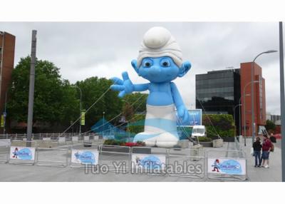 Chine Reproduction gonflable d'événement extérieur/caractère gonflable de Smurf avec l'impression de Digital à vendre