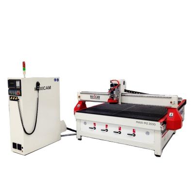 China Cheap Hotels MAXICAM 5 Electric CNC Router Machine 3000x2000 HSD 9.0kw 2030 Axis Atc 4 Axis CNC Router for sale