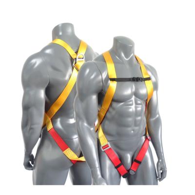 China Polyamide Fiber Full-Body Cheap Harness Double-Strap Hanging Safety Belt For Construction Protection for sale