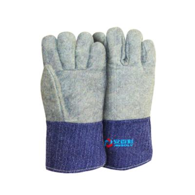 China Fiber Glove Carbon Aramid General Purpose Gloves Heat Resistant 400 Degrees for sale