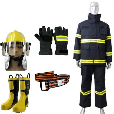 China Firefighter Fire Protection Fireman Fire Suits Fire Suit 5 Piece Suit Firefighter Fire Fighting Equipment for sale