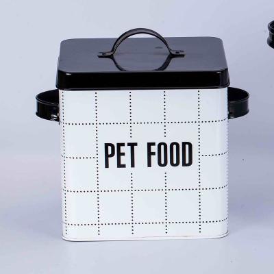 China Eco-friendly Metal Durable Solid Color Feeder Dog Pet Bowl Rounded Smart Feeder Dog Food Containers for sale