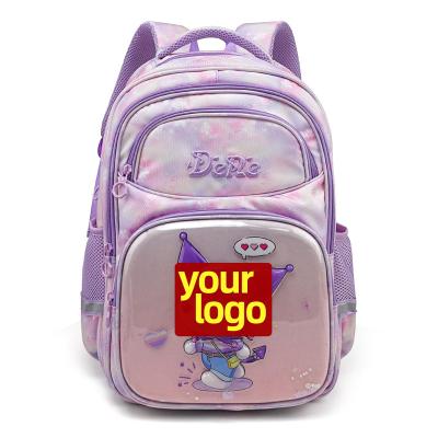 China Waterproof custom anime cartoon 3 D girls children backpack kid school bag for sale