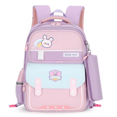 China Waterproof fashion new girl children korea student bag school backpack with pencil case for sale