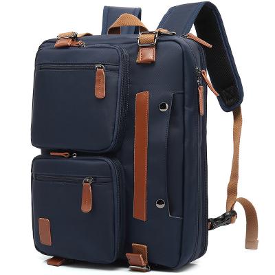 China Waterproof Fashion dual-purpose travel laptop handbag business notebook men's backpack for sale