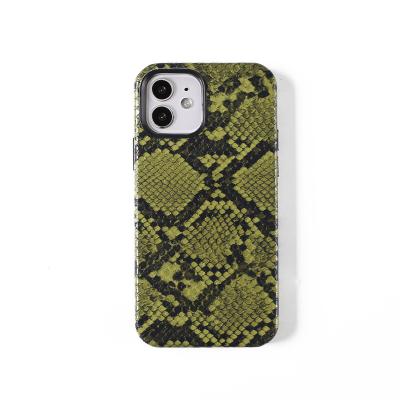 China Geili Series Shockproof Custom Pattern Python Leather Magnetic Function Phone Case Support OEM ODM for sale