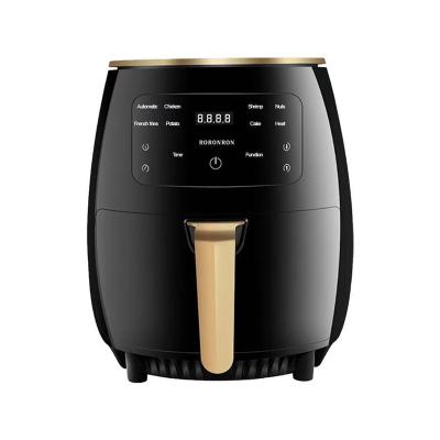 China Hotel Geili Manufacture 220v 1400w 4.5l Touch Screen Deep Fryer No Oil Air Fryer With Non-stick Basket Mandine Oil Free Fryer for sale