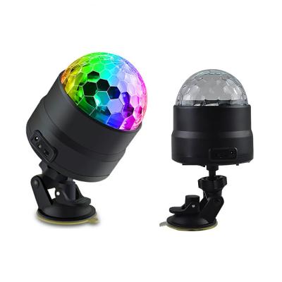 China Disc Ball Party Birthday USB Sound Activated Disco Led Lights For Parties Room Car Dance Karaoke DJ Show Club Bar Disco Ball Light for sale