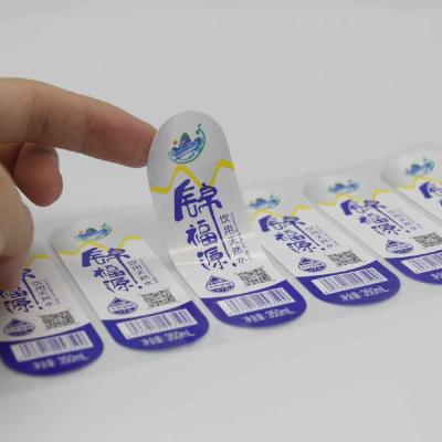 China Circle Waterproof Custom Stickers Roll Up Vinyl Sticker Waterproof Round Product Logo Label Printing Pantone Bag Customized Anti for sale