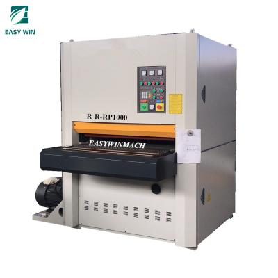 China Three Head Factory Woodworking Machine Heavy Duty Wide Belt Sanding Machine For Industrial Use R-R-RP1000 for sale