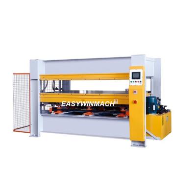 China Factory Hot Selling PLC Control 100ton Hydraulic Hot Press Veneer 1 Layer Wood Hot Press Machine For Sale for sale