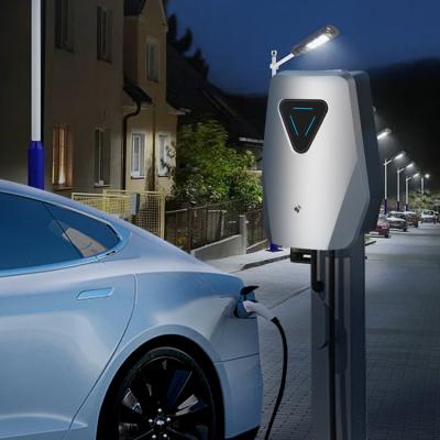 China Residental/Commercial ev charging Level 2 Electric Car Charger Level 2 EV Wallbox Electric Car US Wall Box 22KW 7KW Electric Car Charger for sale