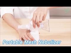 Electric Portable Mesh Nebulizer Fine Particles No Blockage Removable