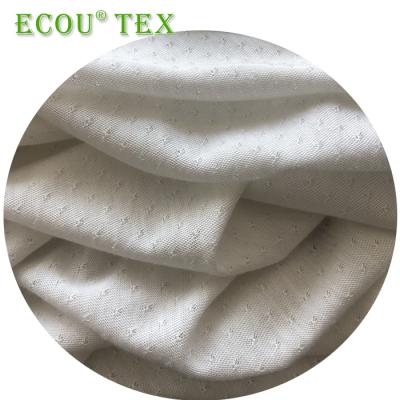 China Sustainable 140GSM GOTS Certified 100%organic cotton light brushed woven fabric for garments and bedding for sale