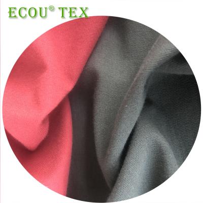 China Shrink-resistant 80% pima cotton 20% spandex rib knitted fabric 100S pima cotton for clothes for sale