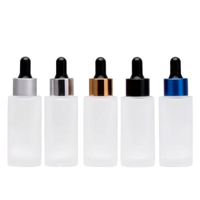 China Skin Care Essential Oil Dropper Bottle For Face Serum Skin Care Cosmetic Packaging Dropper Glass Bottle for sale