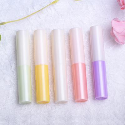 China Low MOQ wholesale cosmetic Multri colors custom logo and color lip balm tubes pp DIY 3g lip balm containers for sale