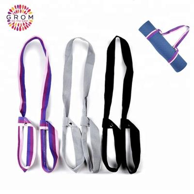 China high quality 100% cotton yoga mat strap online wholesale 100% cotton yoga strap for sale