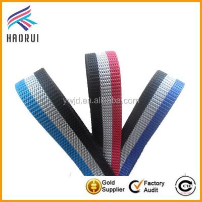 China Viable Wholesale Tricolors Thicken Polypropylene Webbing For Pet for sale