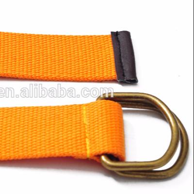 China Cotton Or As Customized D-Ring Cloth Cheap Unisex Belt Colored Single Color Cotton Color In Stock for sale