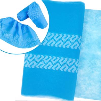 China Wholesale custom nonwoven nonwoven fabric blue pp fabric shoe cover mothproof nonwoven fabric with industry home anti-slip printing nonwoven fabric for sale