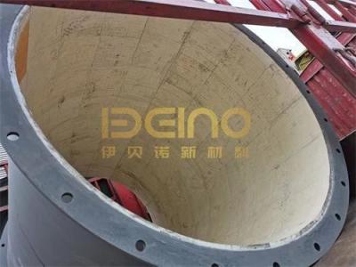 China Smooth Surface Welded Ceramic Chute Lining Wear Resistant for sale