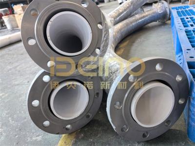 Κίνα Stainless Steel Lined Ceramic Pipe Wear And Corrosion Resistant Ceramic Sleeve Lined Pipe For Lithium Battery Powder Conveying Applications προς πώληση