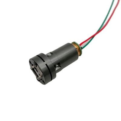 China Adjustable Laser Diode Modules Laser Industry 555nm Focal Length Green Laser Line Alignment for sale