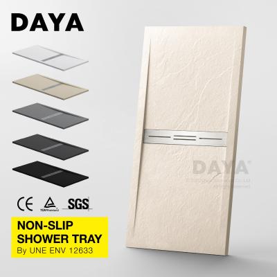 China Modern Shower Tray Waterproof Restraint Extra-thin Price Shower Floor Toilet Restraint Shower Pan for sale