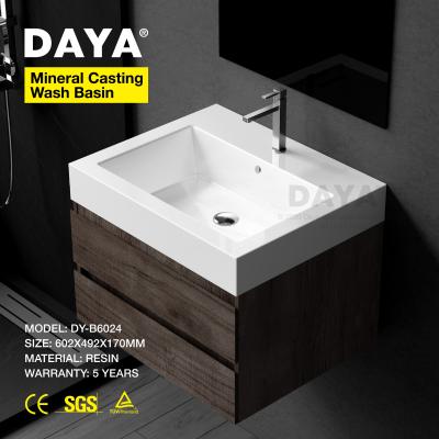 China Easy Clean Rectangle Rectangle Basin Sink Basin Price Good Clean Hot Selling Bathroom With CE And IOS Wash Basin for sale