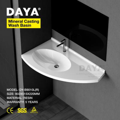 China Easy Clean Fashion Bathroom Sink Modern Marble Wash Basin Daya Wash Basin for sale