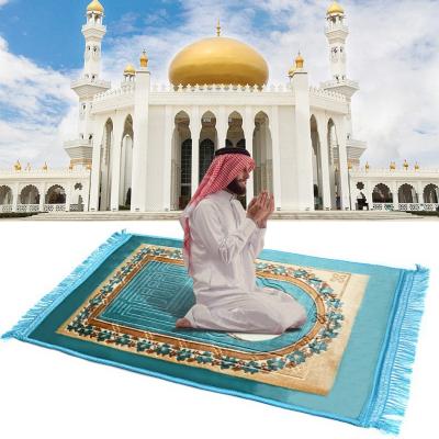 China Washable Portable Muslim Islamic Prayer Blanket Travel Prayer Mat Prayer Mat Blanket For Sale for sale