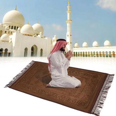 China Hot Sale Rectangle Prayer Mats Prayer Rug With Wholesale High Quality Soft Price Washable for sale