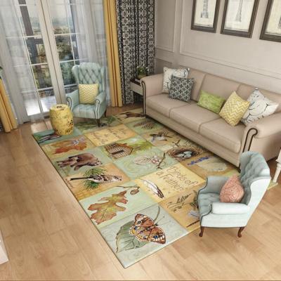 China Washable rug with 3d effect fashion quality best selling 70*140cm home area rugs for living room rug for sale