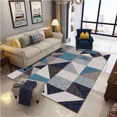 China Good Quality Rectangle Blankets Living Room Blanket Washable Hot Selling Geometric Rug for sale