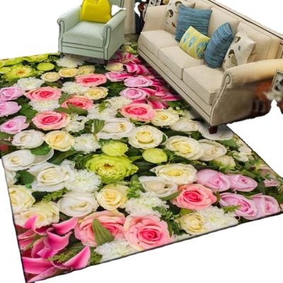 China high quality cheap fashion price modern design fiber fabric 3d carpet washable for home for sale